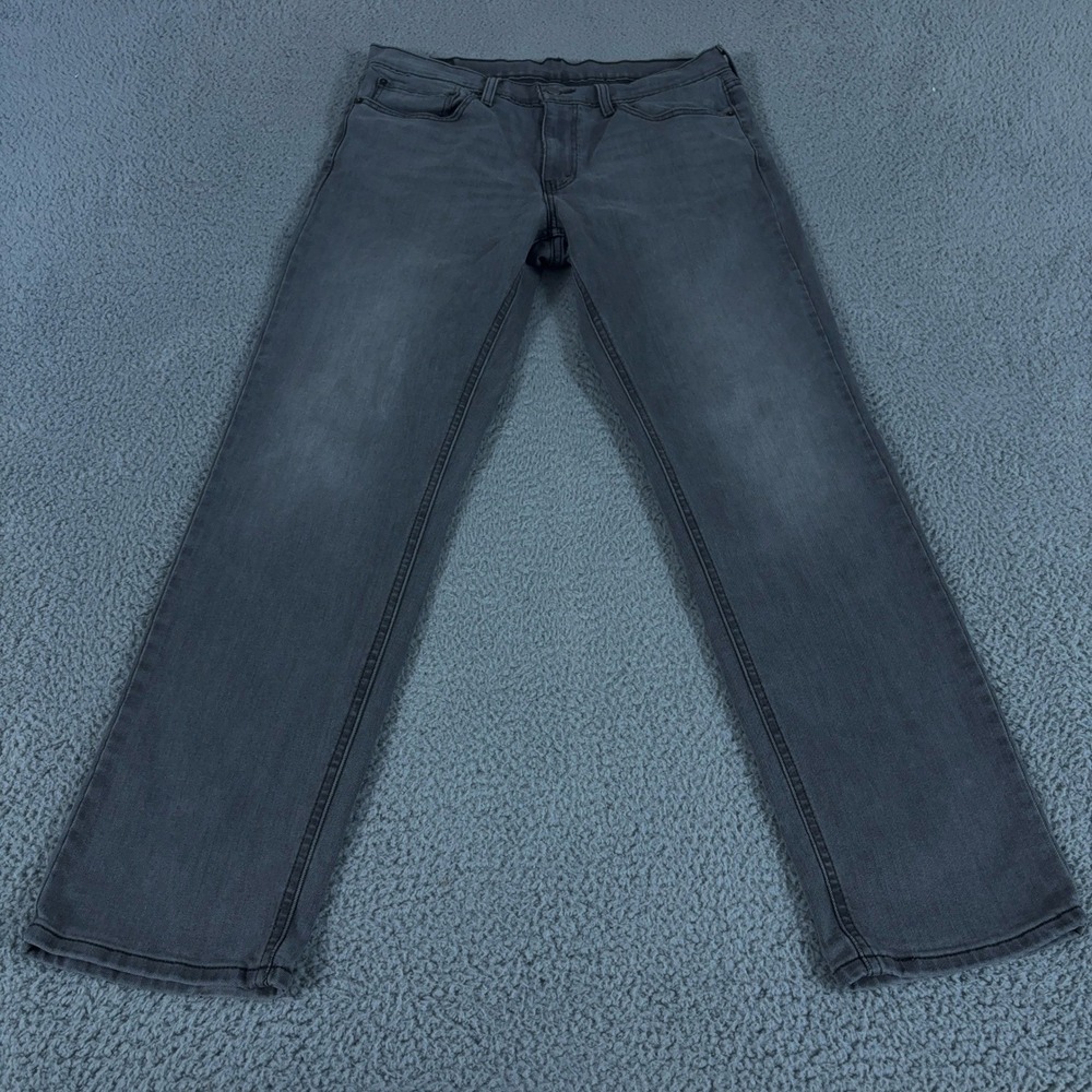 Levi's Jeans Men 34x34 Gray 511 Slim Fit Stretch Denim Light Wash Casual Pants